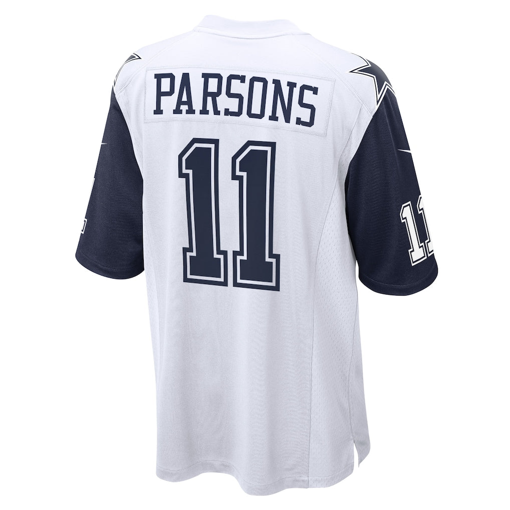 Tocy D.Cowboys #11 Micah Parsons White Alternate Game Team Jersey