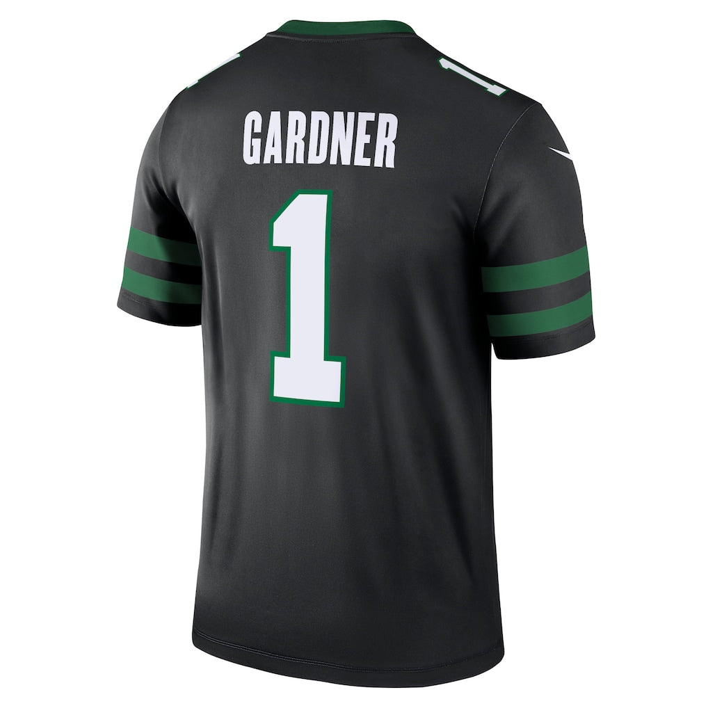 Tocy NY.Jets #1 Ahmad Sauce Gardner Black Legend Player Performance Top Jersey