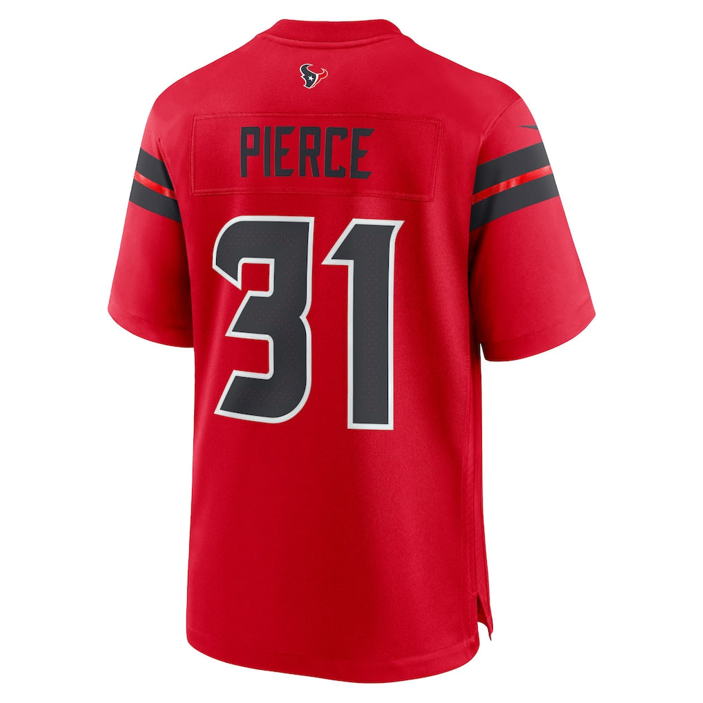 Tocy H.Texans #31 Dameon Pierce Red Alternate Game Jersey