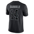 Tocy C.Panthers #14 Sam Darnold Black RFLCTV Limited Jersey