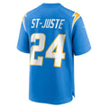 Johmsee LA.Chargers #24 Benjamin St-Juste Powder Blue Team Game Jersey