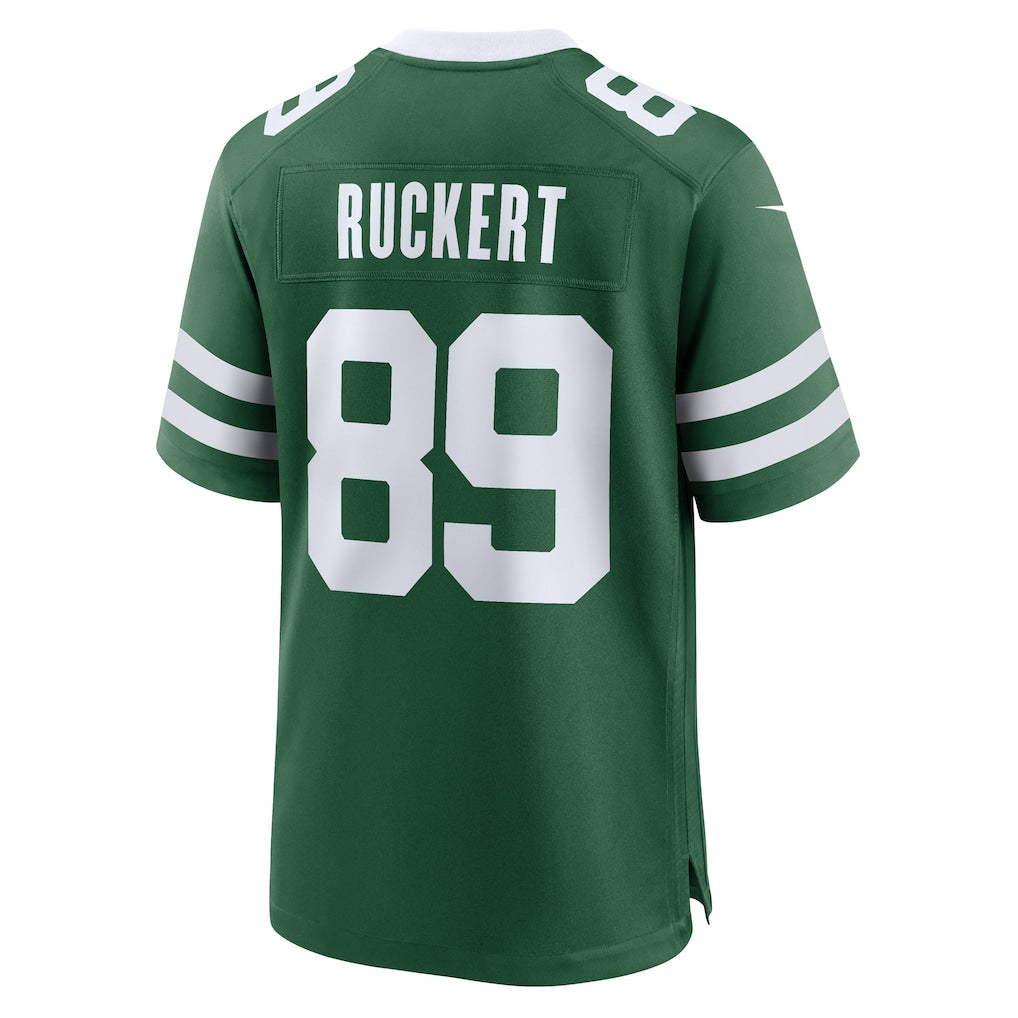Tocy NY.Jets #89 Jeremy Ruckert Legacy Green Team Game Jersey