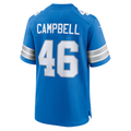 tocy D.Lions #46 Jack Campbell Blue Game Stitched Jersey
