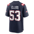 Tocy NE.Patriots #53 Christian Elliss Navy Game Retired Player Jersey