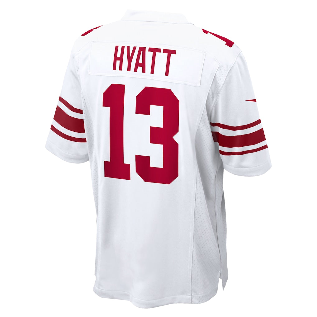 Tocy NY.Giants #13 Jalin Hyatt White Game Jersey