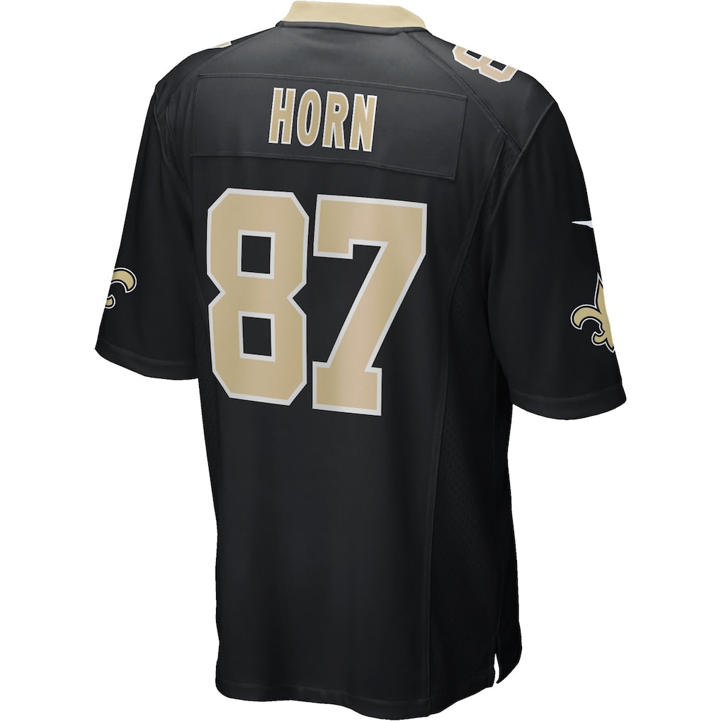 Tocy NO.Saints #87 Joe Horn Black Game Retired Player Jersey