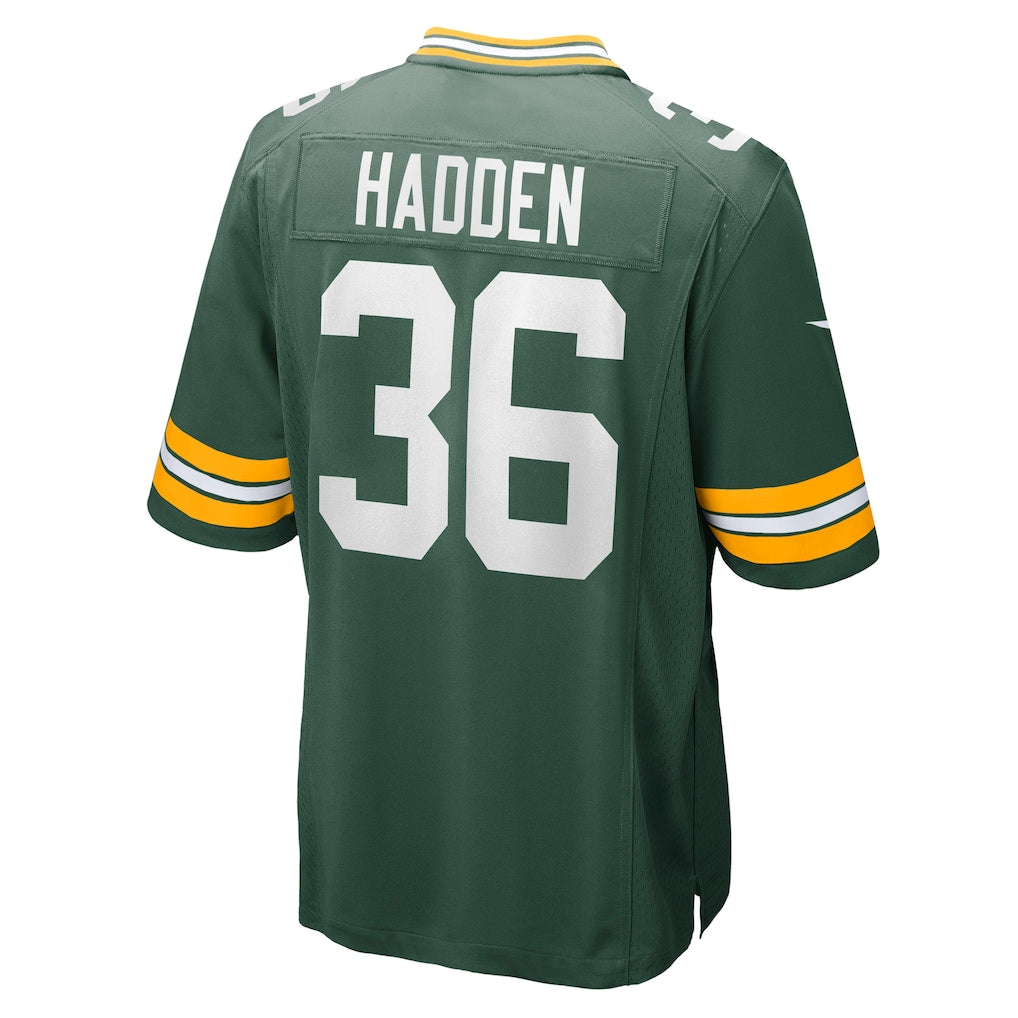 Tocy GB.Packers #36 Kamal Hadden Green Team Game Jersey