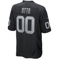 tocy LV.Raiders #0 Jim Otto Black Game Retired Player Jersey