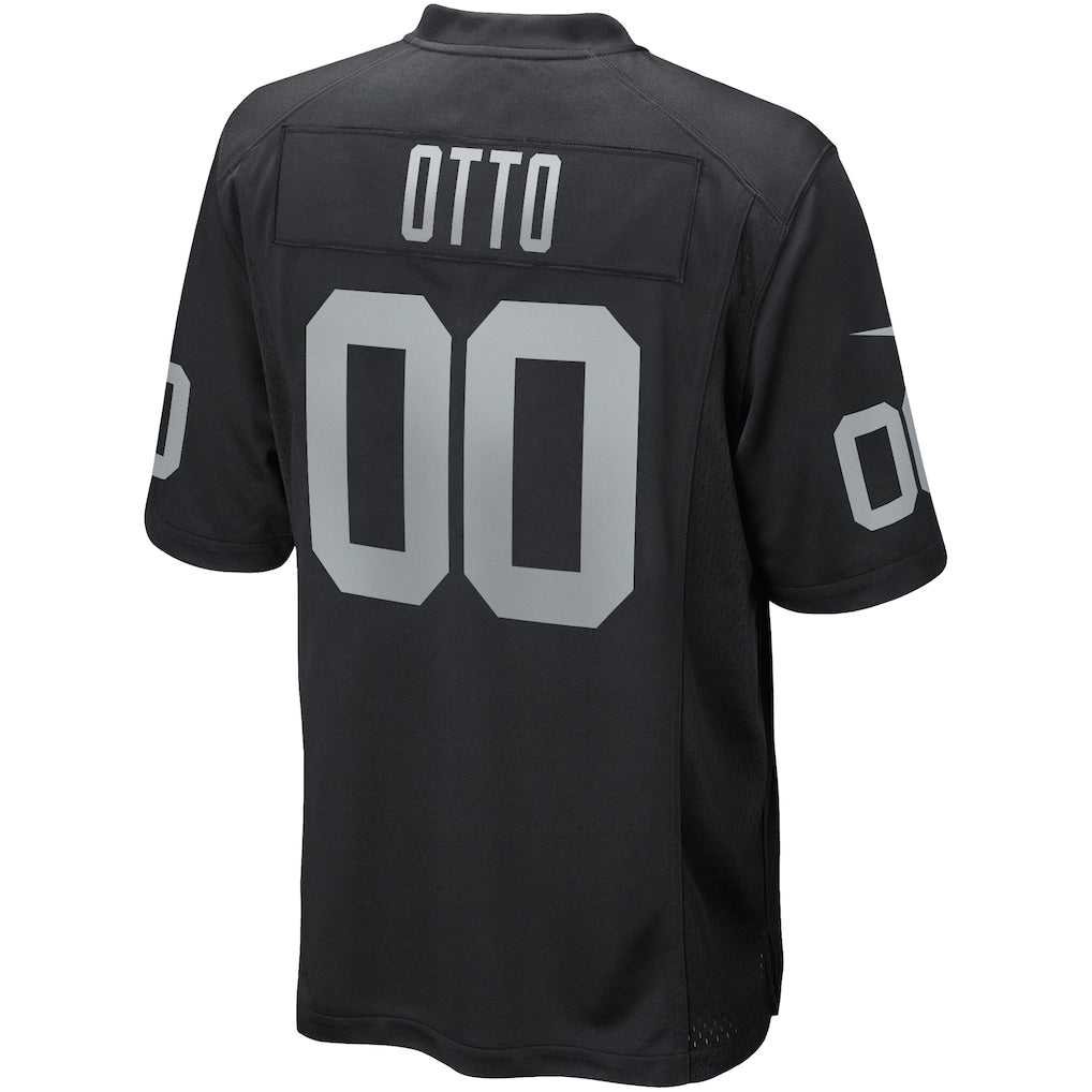 tocy LV.Raiders #0 Jim Otto Black Game Retired Player Jersey