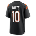 Tocy C.Bengals #10 Mike White Black Team Game Jersey