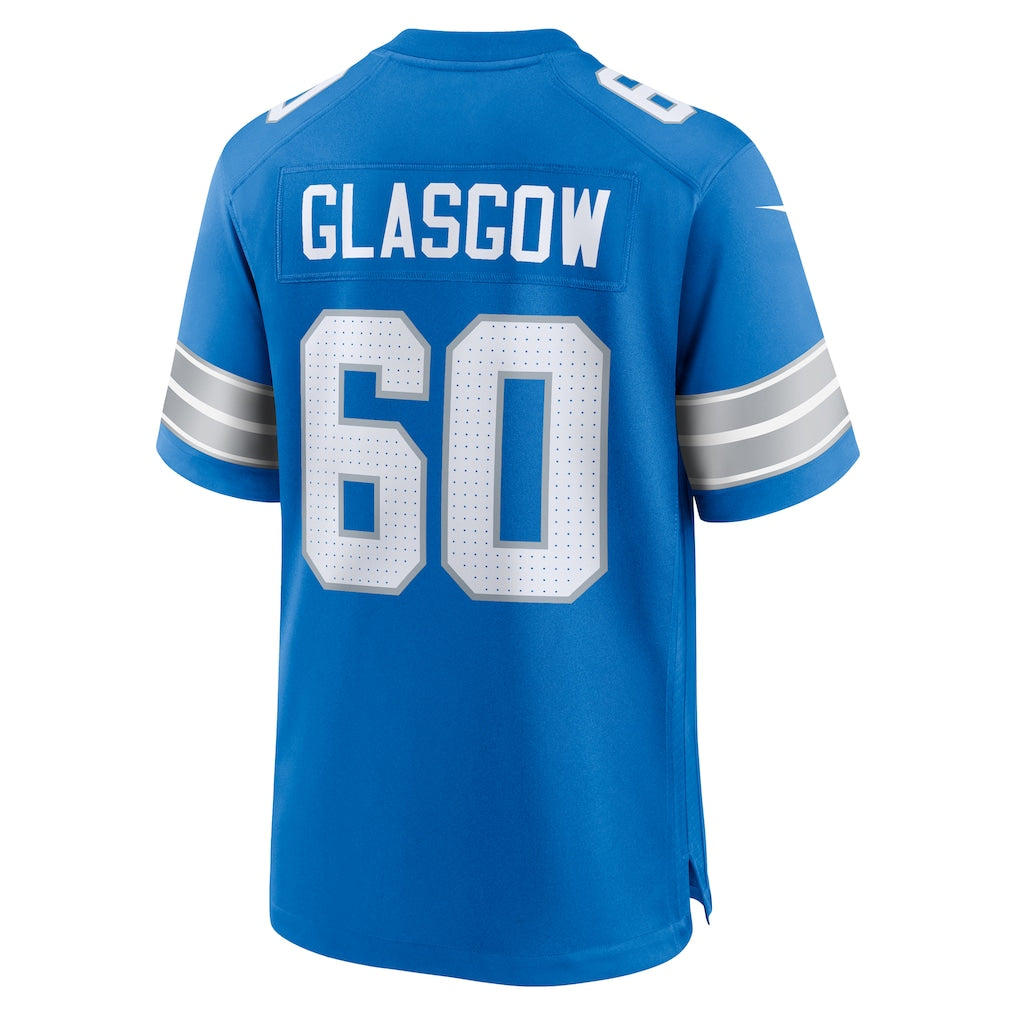 Tocy D.Lions #60 Graham Glasgow Blue Team Game Jersey