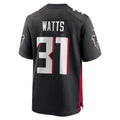 Tocy A.Falcons #31 Xavier Watts Black Team Game Jersey