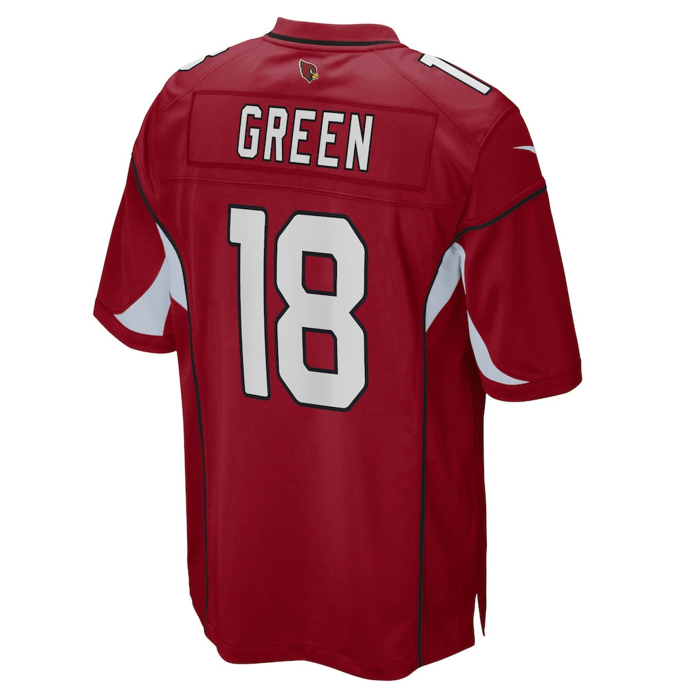 Tocy A.Cardinals #18 A.J. Green Cardinal Game Jersey